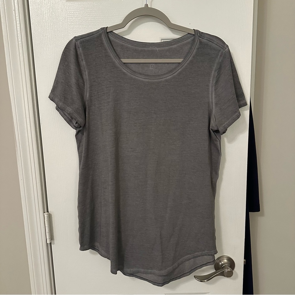 Lululemon Love Crew *Fade Sublimado Pigment Dye Asphalt Grey M/L
